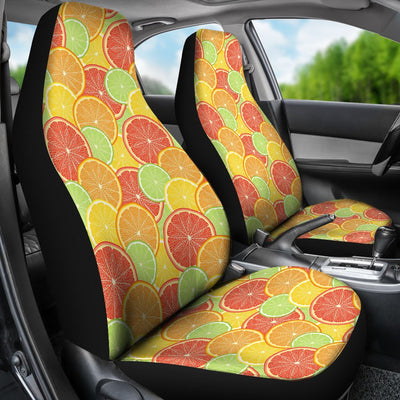 Grapefruit Pattern Print Design GF01 Universal Fit Car Seat Covers-JorJune