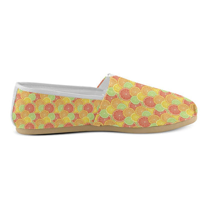 Grapefruit Pattern Print Design GF01 Women Casual Shoes-JorJune.com