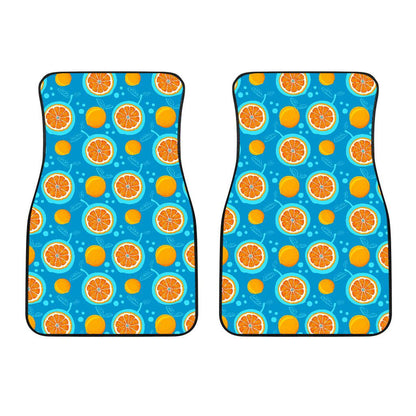 Grapefruit Pattern Print Design GF03 Car Floor Mats-JorJune