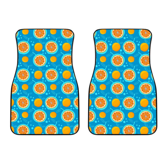Grapefruit Pattern Print Design GF03 Car Floor Mats-JorJune