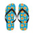 Grapefruit Pattern Print Design GF03 Flip Flops-JorJune