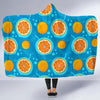 Grapefruit Pattern Print Design GF03 Hooded Blanket-JORJUNE.COM