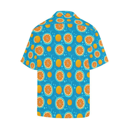 Grapefruit Pattern Print Design GF03 Men Hawaiian Shirt-JorJune