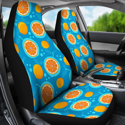 Grapefruit Pattern Print Design GF03 Universal Fit Car Seat Covers-JorJune