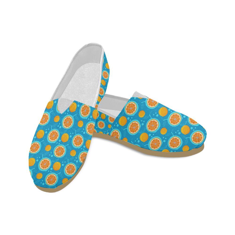 Grapefruit Pattern Print Design GF03 Women Casual Shoes-JorJune.com
