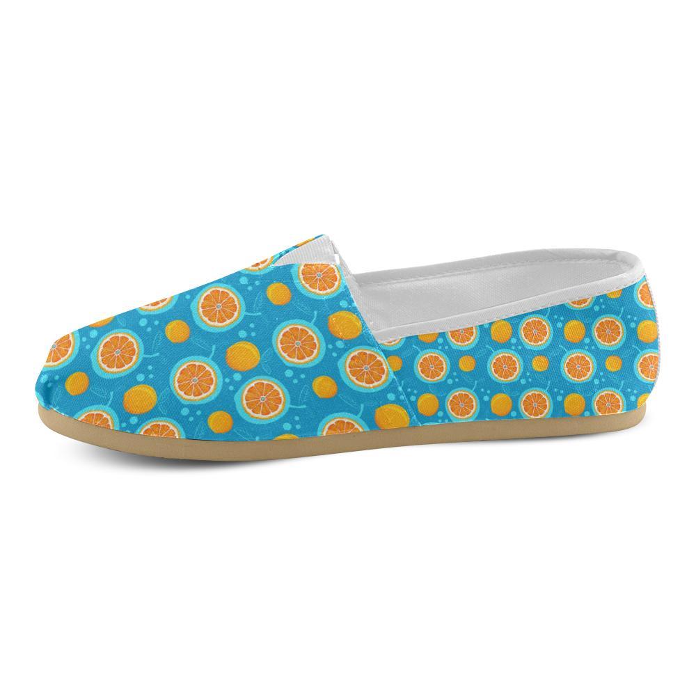 Grapefruit Pattern Print Design GF03 Women Casual Shoes-JorJune.com
