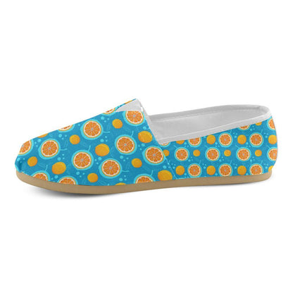 Grapefruit Pattern Print Design GF03 Women Casual Shoes-JorJune.com