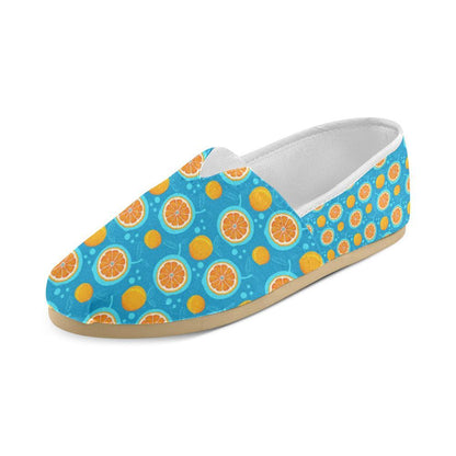 Grapefruit Pattern Print Design GF03 Women Casual Shoes-JorJune.com