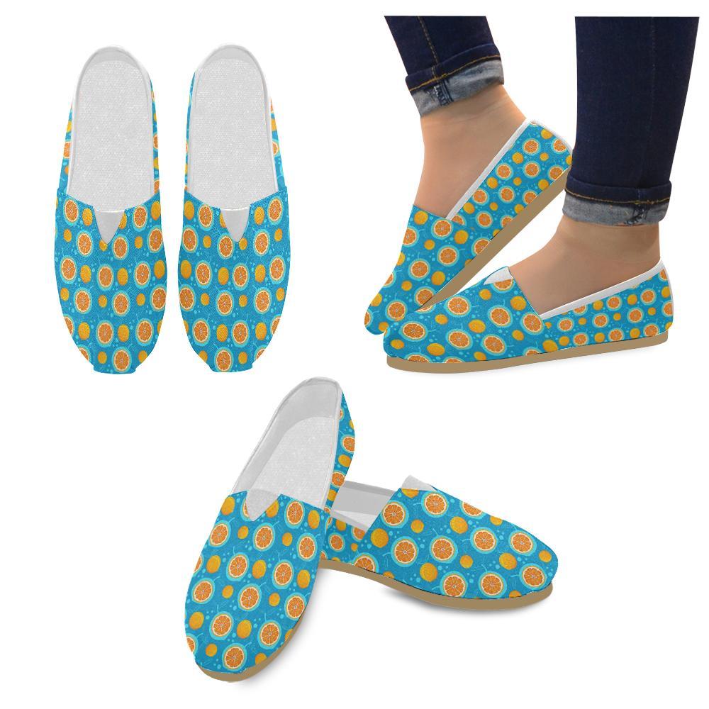Grapefruit Pattern Print Design GF03 Women Casual Shoes-JorJune.com
