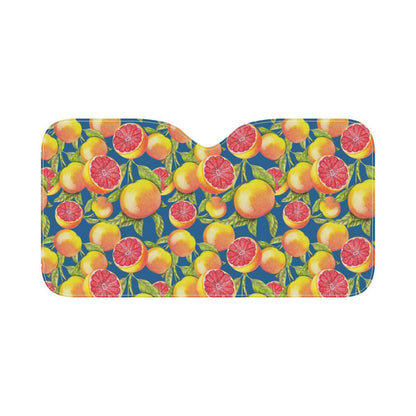 Grapefruit Pattern Print Design GF04 Car Sun Shade-JorJune