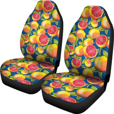 Grapefruit Pattern Print Design GF04 Universal Fit Car Seat Covers-JorJune