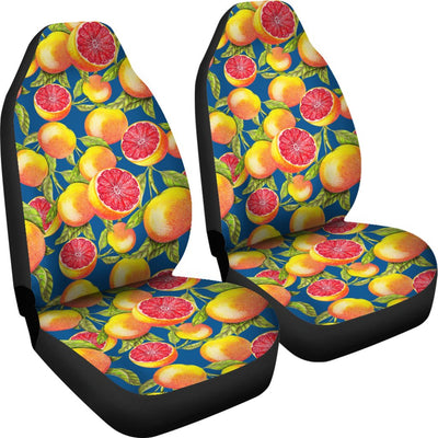 Grapefruit Pattern Print Design GF04 Universal Fit Car Seat Covers-JorJune