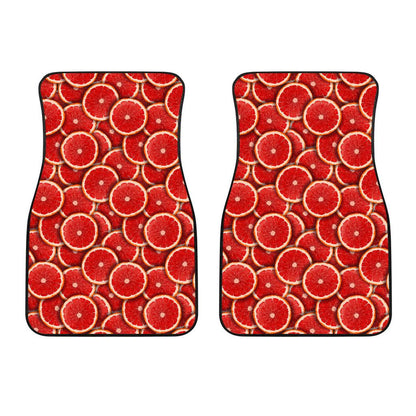 Grapefruit Pattern Print Design GF05 Car Floor Mats-JorJune