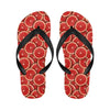 Grapefruit Pattern Print Design GF05 Flip Flops-JorJune