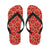 Grapefruit Pattern Print Design GF05 Flip Flops-JorJune