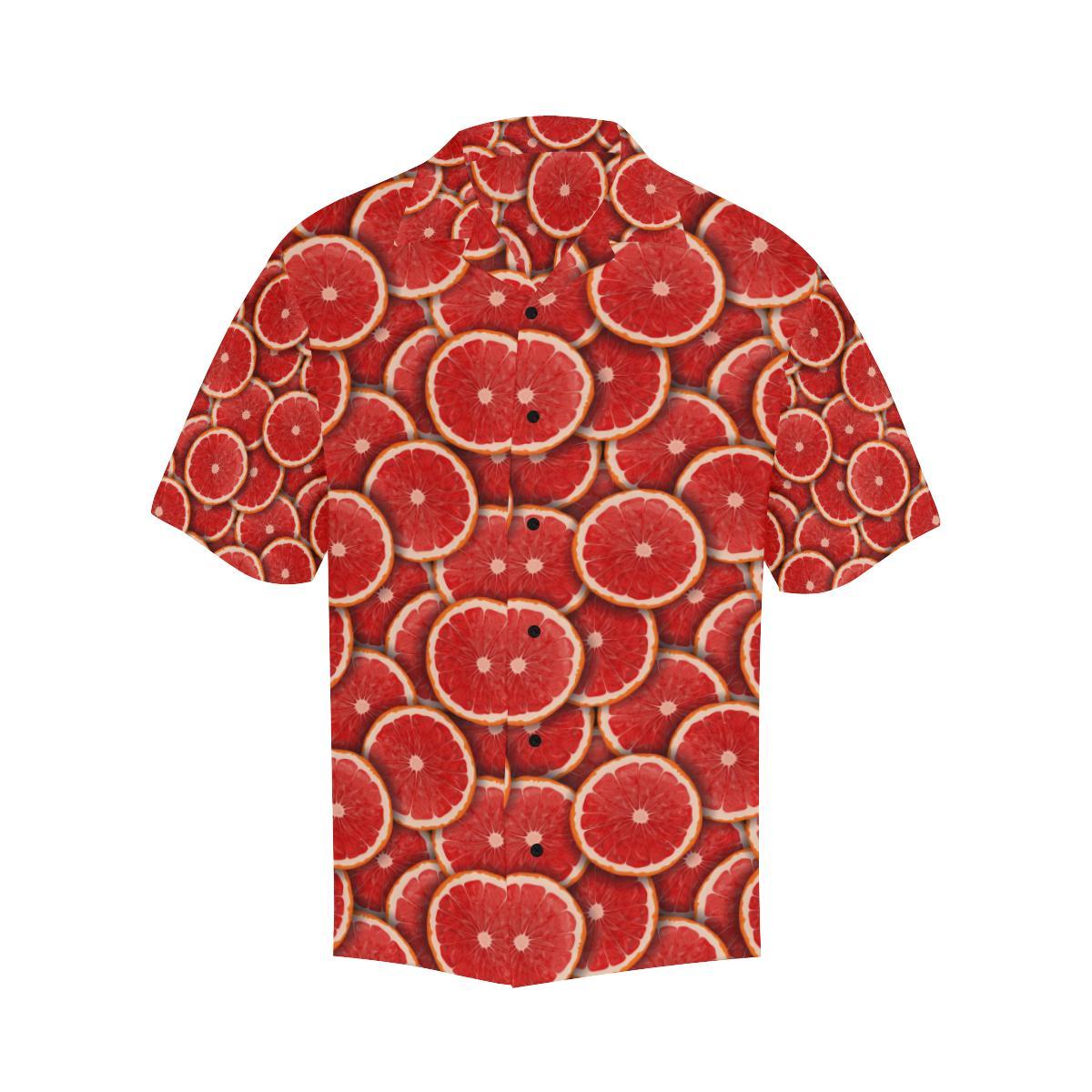Grapefruit Pattern Print Design GF05 Men Hawaiian Shirt-JorJune