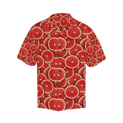 Grapefruit Pattern Print Design GF05 Men Hawaiian Shirt-JorJune