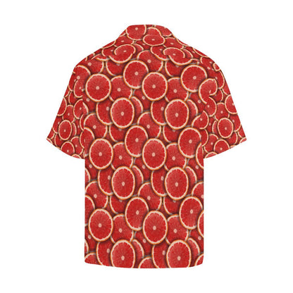 Grapefruit Pattern Print Design GF05 Men Hawaiian Shirt-JorJune