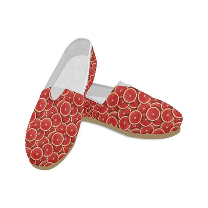 Grapefruit Pattern Print Design GF05 Women Casual Shoes-JorJune.com