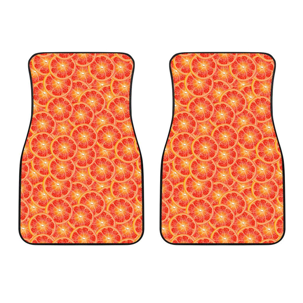 Grapefruit Pattern Print Design GF06 Car Floor Mats-JorJune