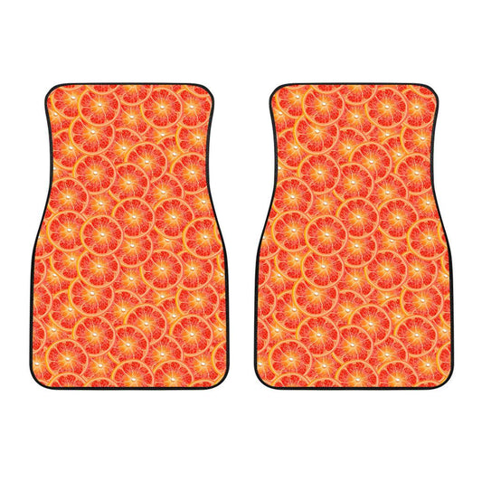 Grapefruit Pattern Print Design GF06 Car Floor Mats-JorJune