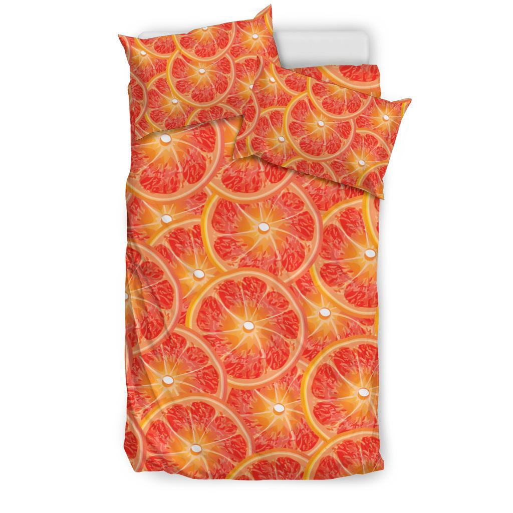 Grapefruit Pattern Print Design GF06 Duvet Cover Bedding Set-JORJUNE.COM