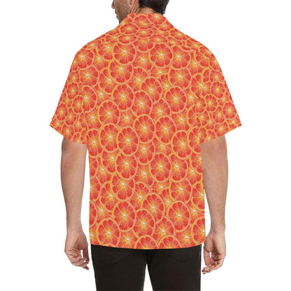 Grapefruit Pattern Print Design GF06 Men Hawaiian Shirt-JorJune