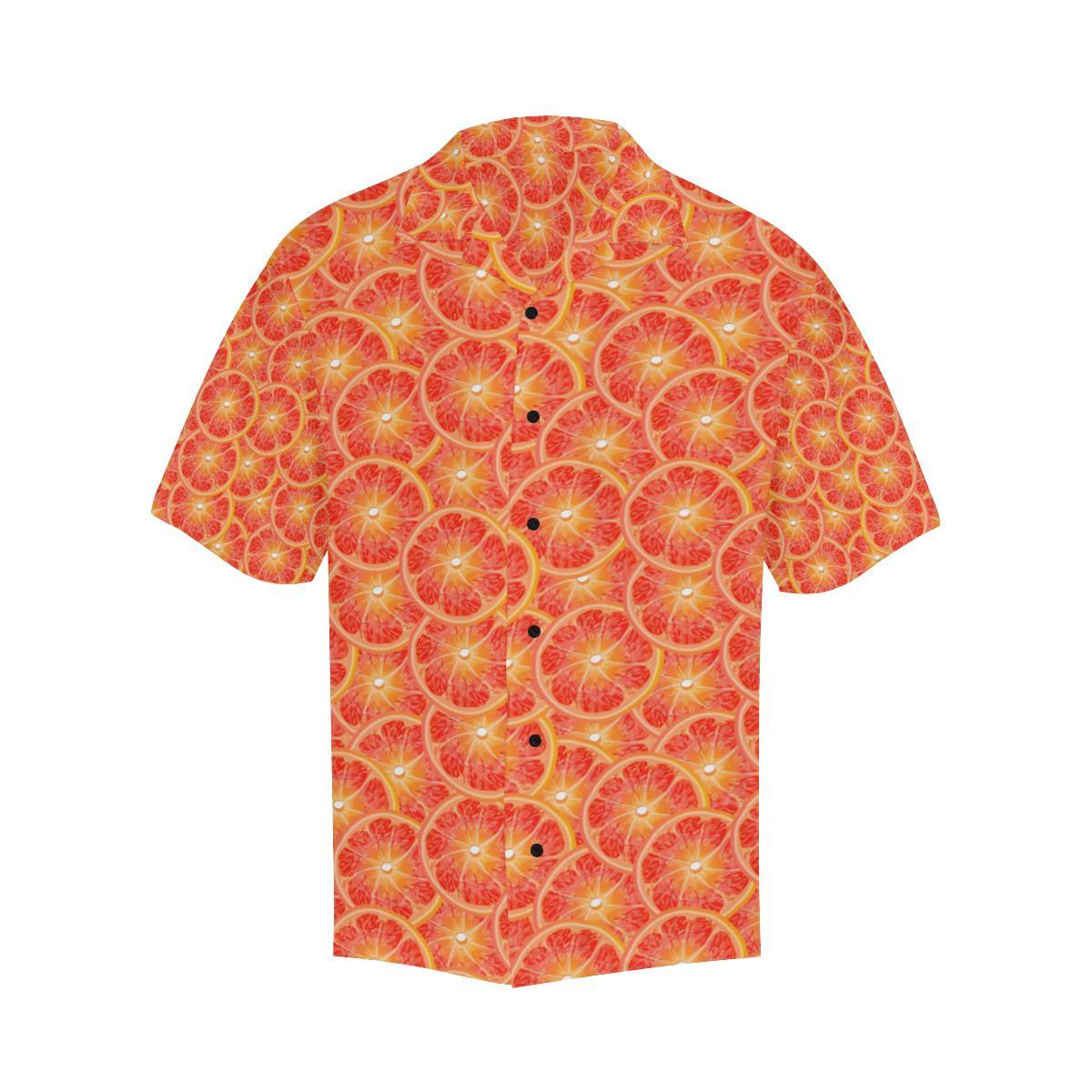 Grapefruit Pattern Print Design GF06 Men Hawaiian Shirt-JorJune