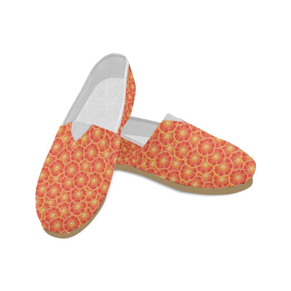 Grapefruit Pattern Print Design GF06 Women Casual Shoes-JorJune.com