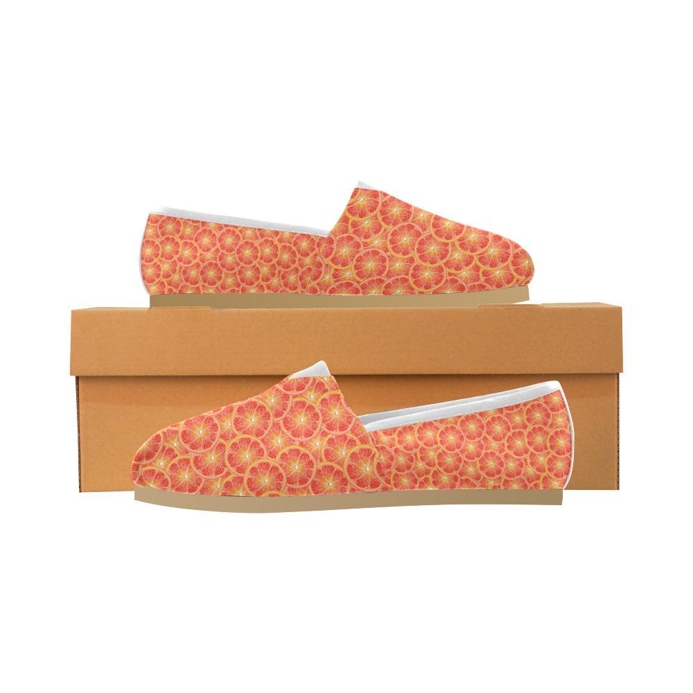 Grapefruit Pattern Print Design GF06 Women Casual Shoes-JorJune.com