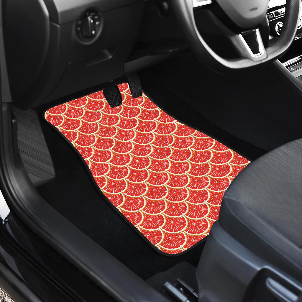 Grapefruit Pattern Print Design GF07 Car Floor Mats-JorJune