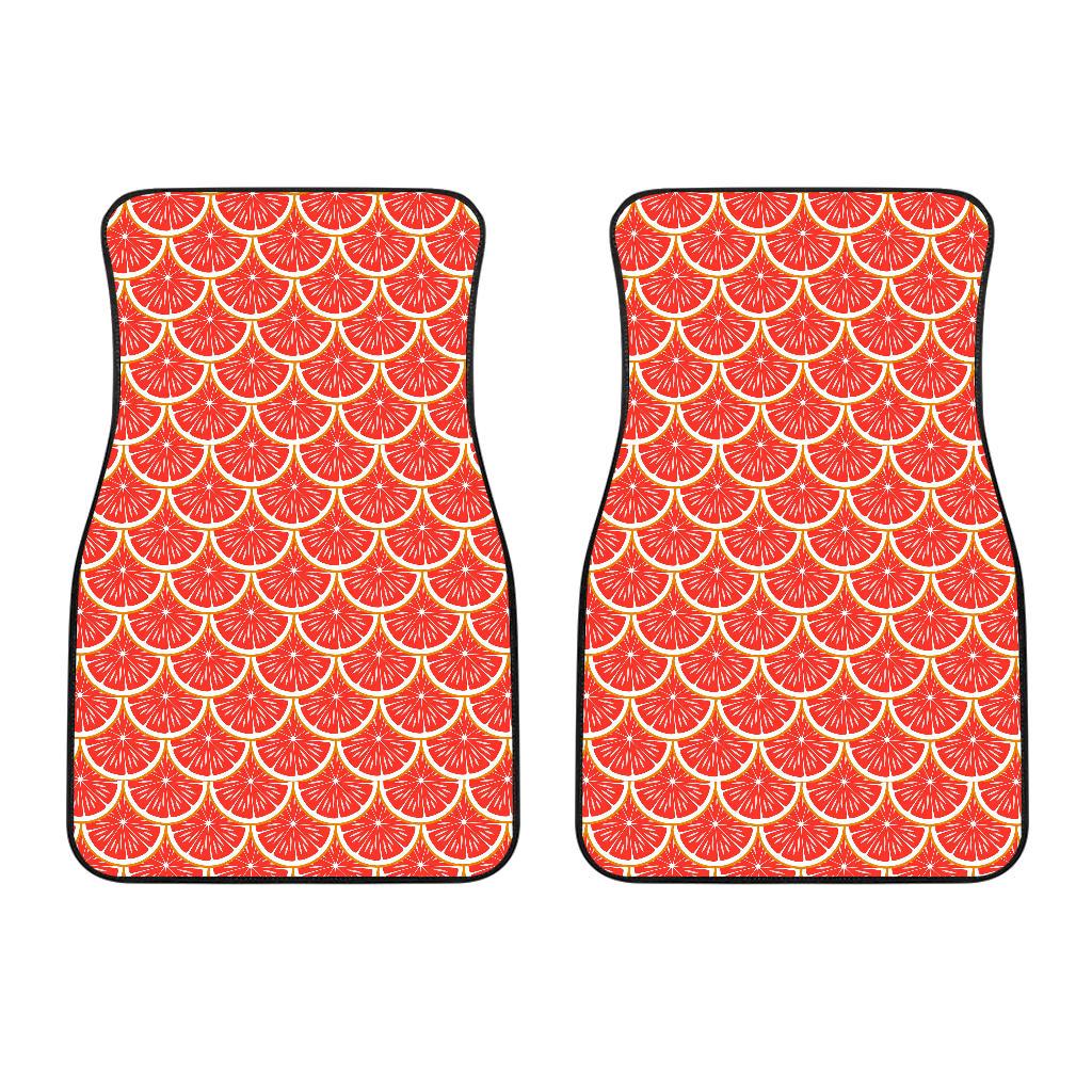 Grapefruit Pattern Print Design GF07 Car Floor Mats-JorJune