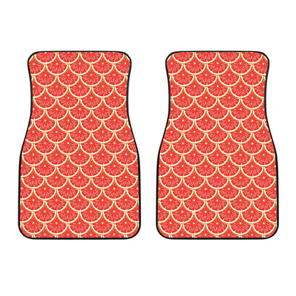 Grapefruit Pattern Print Design GF07 Car Floor Mats-JorJune