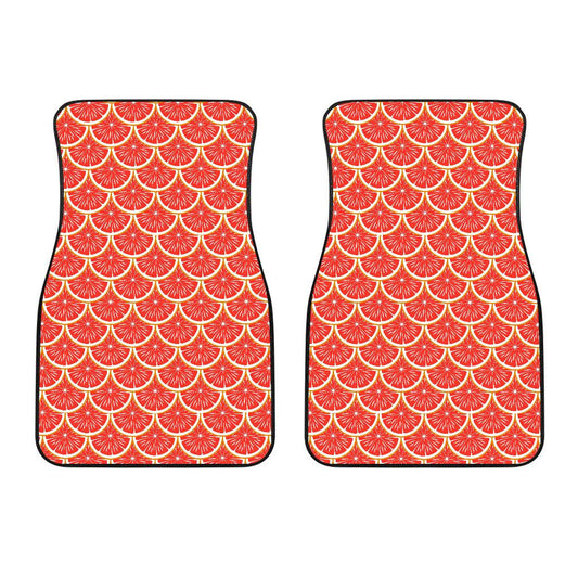 Grapefruit Pattern Print Design GF07 Car Floor Mats-JorJune