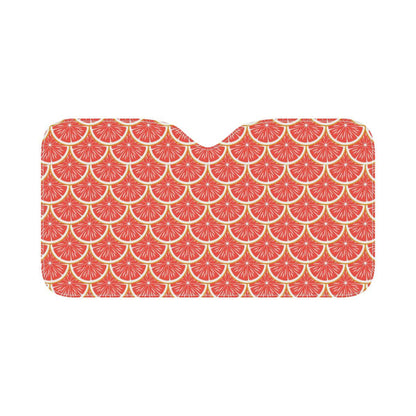Grapefruit Pattern Print Design GF07 Car Sun Shade-JorJune