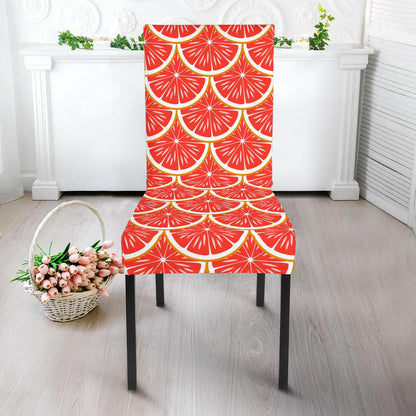 Grapefruit Pattern Print Design GF07 Dining Chair Slipcover-JORJUNE.COM