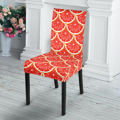 Grapefruit Pattern Print Design GF07 Dining Chair Slipcover-JORJUNE.COM