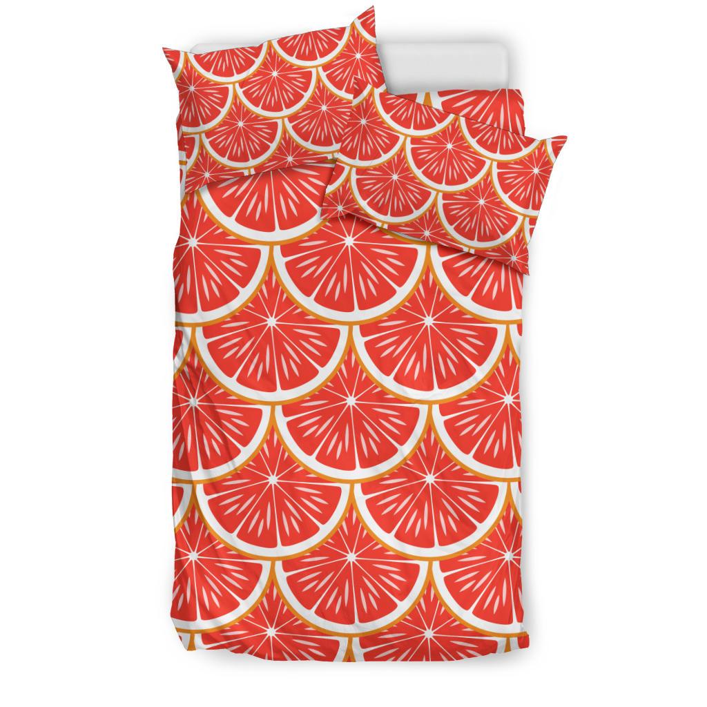Grapefruit Pattern Print Design GF07 Duvet Cover Bedding Set-JORJUNE.COM