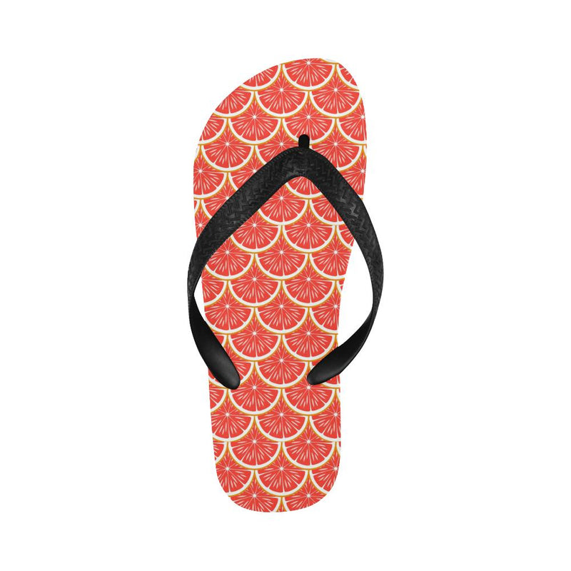 Grapefruit Pattern Print Design GF07 Flip Flops-JorJune