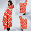 Grapefruit Pattern Print Design GF07 Hooded Blanket-JORJUNE.COM