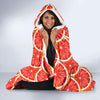 Grapefruit Pattern Print Design GF07 Hooded Blanket-JORJUNE.COM