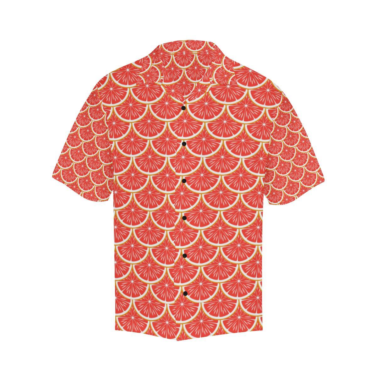 Grapefruit Pattern Print Design GF07 Men Hawaiian Shirt-JorJune