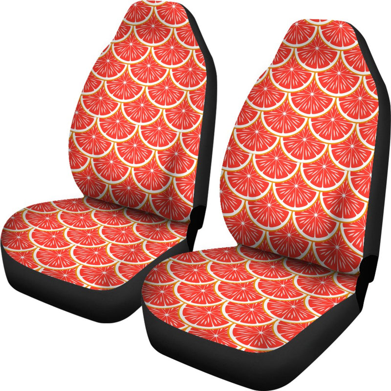 Grapefruit Pattern Print Design GF07 Universal Fit Car Seat Covers-JorJune