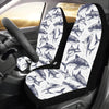 Great White Shark Pattern Print Design 02 Car Seat Covers (Set of 2)-JORJUNE.COM