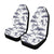 Great White Shark Pattern Print Design 02 Car Seat Covers (Set of 2)-JORJUNE.COM