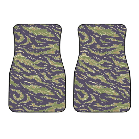 Green Camouflage Camo Car Floor Mats