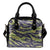 Green Camouflage Camo Leather Shoulder Handbag