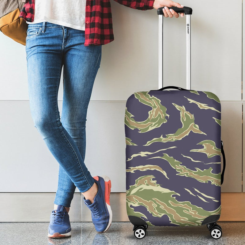 Green Camouflage Camo Luggage Cover Protector