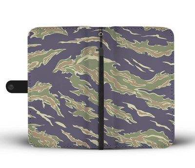 Green Camouflage Camo Wallet Phone Case