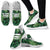 Green Fresh Tropical Palm Leaves Mesh Knit Sneakers Shoes